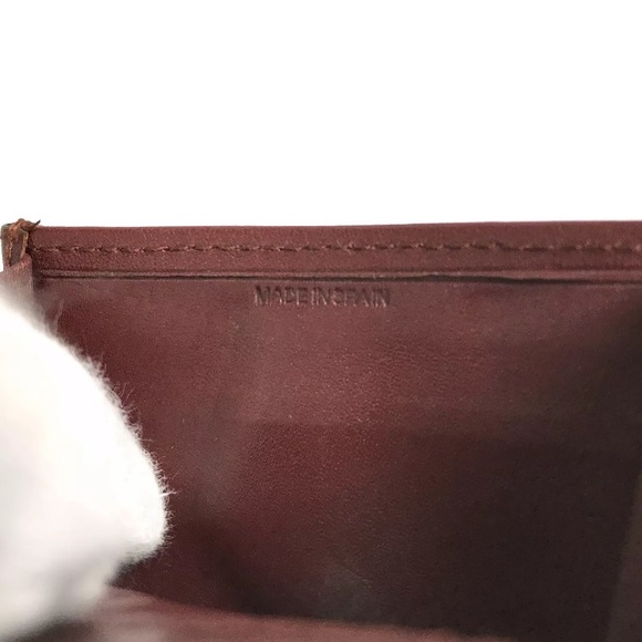 Cartier mast line Coin Purse wallet Bordeaux - Picture 12 of 12